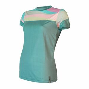 SENSOR COOLMAX IMPRESS dámske tričko kr.rukáv mint/stripes Veľkosť: XL