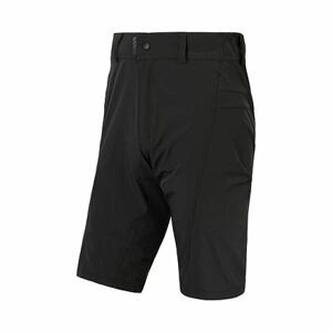 SENSOR HELIUM pánske nohavice s cyklovložkou krátke voľné true black Veľkosť: XL