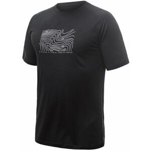 SENSOR MERINO AIR PT LOCATE pánske tričko kr.rukáv čierna Veľkosť: XL