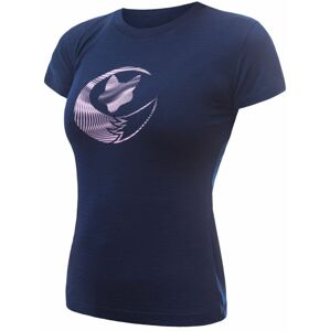 SENSOR MERINO ACTIVE PT FOX dámske tričko kr.rukáv deep blue Veľkosť: -L