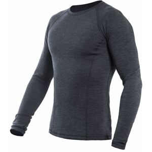 SENSOR MERINO BOLD pánske tričko dl.rukáv anthracite gray Veľkosť: XL