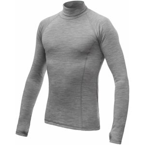 SENSOR MERINO BOLD pánske tričko dl.rukáv roll neck cool gray Veľkosť: L
