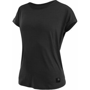 SENSOR MERINO AIR traveller dámske tričko kr.rukáv čierna Veľkosť: S dámske tričko s krátkym rukávom