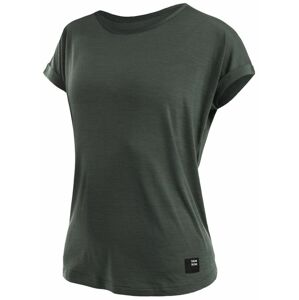 SENSOR MERINO AIR traveller dámske tričko kr.rukáv olive green Veľkosť: S dámske tričko s krátkym rukávom