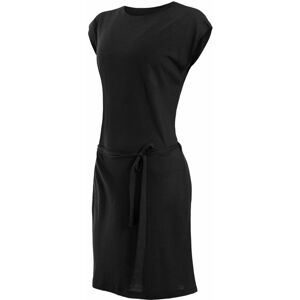 SENSOR MERINO ACTIVE dámske šaty čierna Veľkosť: L- dámske šaty
