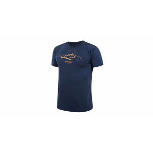 SENSOR COOLMAX TECH MOUNTAINS pánske tričko kr.rukáv deep blue Veľkosť: M