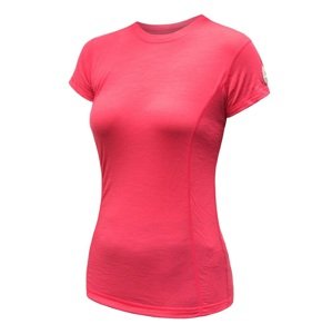 SENSOR MERINO AIR dámske tričko kr.rukáv magenta Veľkosť: L dámske tričko s krátkym rukávom