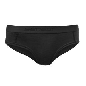 SENSOR MERINO AIR dámske nohavičky čierna Veľkosť: XL spodná bielizeň
