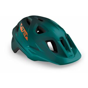 MET prilba ECHO alpine zelená / oranžová 57/60 Veľkosť helmy: 59 cm a menej
