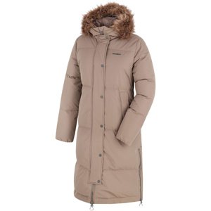 Husky Dámsky páperový kabát Downbag L mocha Veľkosť: XL