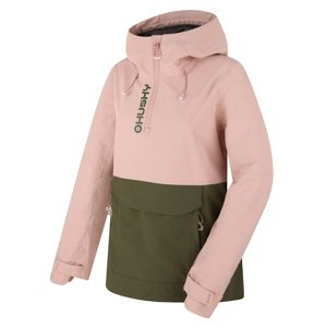 Husky Dámska outdoor bunda Nabbi L lt. pink/khaki Veľkosť: XL