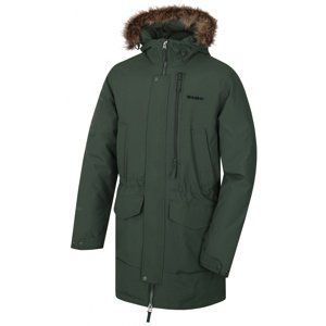 Husky Pánsky zimný kabát Nelidas M tm. khaki Veľkosť: XL