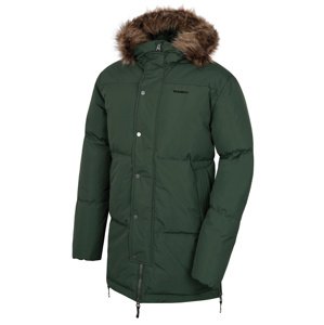 Husky Pánsky páperový kabát Downbag M tm. khaki Veľkosť: XL