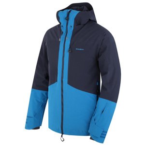 Husky Pánska lyžiarska bunda Gomez M black blue/blue Veľkosť: XL