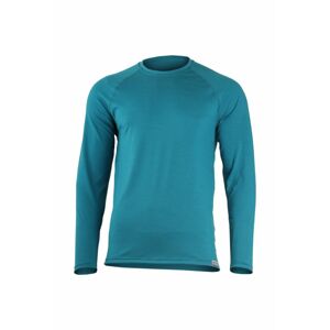 Lasting pánske merino tričko ATAR modré Veľkosť: XL
