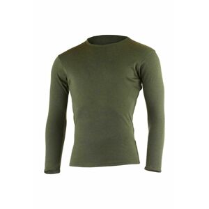 Lasting pánska merino mikina BELO zelená Veľkosť: XL pánske vlnené tričko