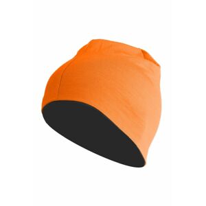 Lasting merino čiapka BONY oranžovo čierna Veľkosť: L/XL