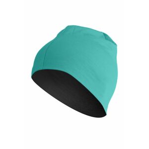 Lasting merino čiapka BONY tyrkysovo čierna Veľkosť: S/M unisex čiapky