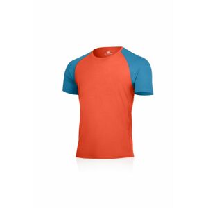 Lasting pánske merino tričko CALVIN oranžové Veľkosť: L pánske tričko
