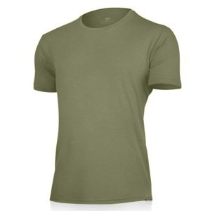 Lasting pánske merino triko CHUAN zelené Veľkosť: L pánske tričko s krátkym rukávom