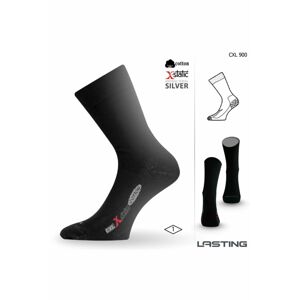 Lasting CXL 001 biela trekingová ponožka Veľkosť: (38-41) M ponožky