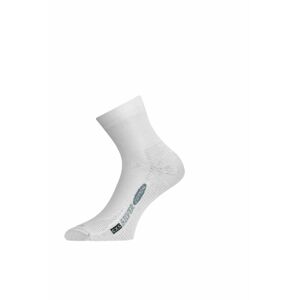 Lasting CXS 001 biela športová trekingová tenká ponožka Veľkosť: (34-37) S ponožky
