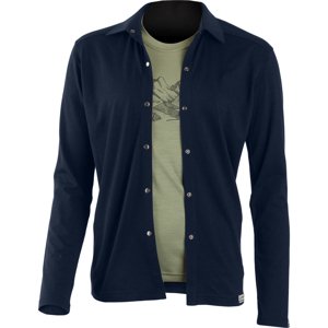 Lasting pánska merino košeľa EDGAR modrá Veľkosť: L