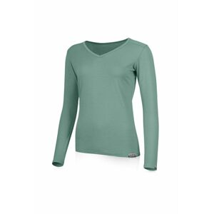 Lasting dámske merino tričko EVA zelená Veľkosť: XL