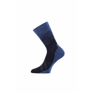 Lasting merino ponožky FWR modré Veľkosť: (42-45) L