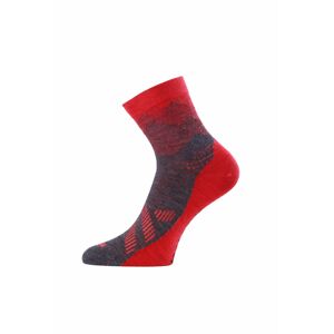 Lasting merino ponožky FWS červené Veľkosť: (42-45) L