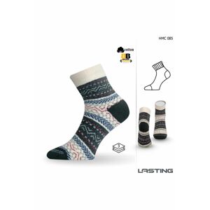 Lasting HMC 085 modrá silná ponožka Veľkosť: (46-49) XL ponožky