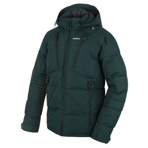 Husky Pánska plnená zimná bunda Norel M dark green Veľkosť: XL pánska bunda