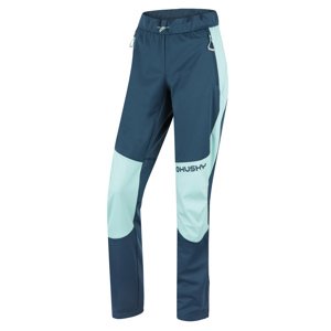 Husky Dámske softshellové nohavice Kala L mint/turquoise Veľkosť: XS dámske nohavice