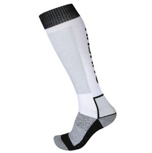 Husky Ponožky Snow Wool biela/čierna Veľkosť: L (41-44)