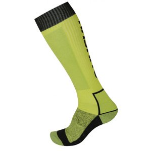 Husky Ponožky Snow Wool zelená/čierna Veľkosť: L (41-44)