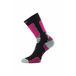 Lasting ILR 904 čierna Stredne dlhá inlinová ponožka Veľkosť: (46-49) XL ponožky