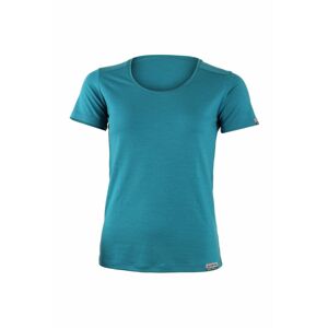 Lasting dámske merino tričko IRENA modré Veľkosť: -XL
