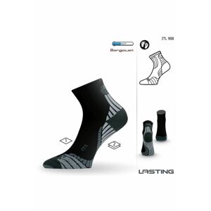 Lasting ITL 908 čierna terkingová ponožka Veľkosť: (42-45) L ponožky
