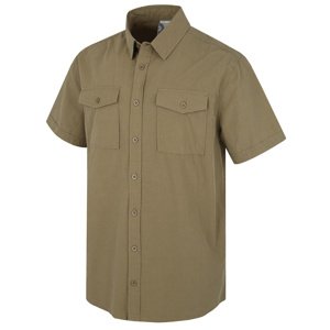 Husky Pánska košeľa s krátkym rukávom Grimy M zelená Veľkosť: XL