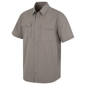 Husky Pánska košeľa s krátkym rukávom Grimy M šedá Veľkosť: XL