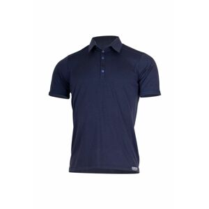 Lasting pánska merino polo košeľa LAMEL modrá Veľkosť: L pánska polo košeľa