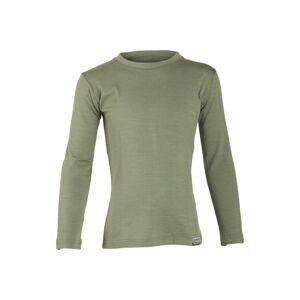 Lasting detské merino tričko LONY zelené Veľkosť: 110