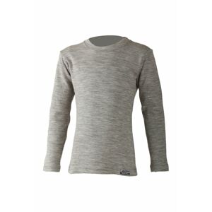 Lasting detské merino tričko Lony sivý melír Veľkosť: 110