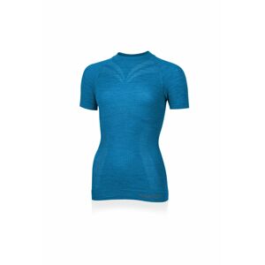 Lasting dámske merino triko MALBA modré Veľkosť: XS