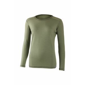 Lasting dámske merino triko MATA zelená Veľkosť: XL