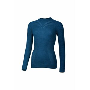 Lasting dámske merino triko MATALA modré Veľkosť: L/XL