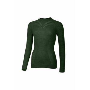 Lasting dámske merino tričko MATALA zelené Veľkosť: XS