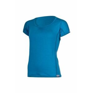 Lasting dámske merino tričko MONA modré Veľkosť: XL dámske tričko