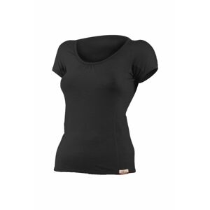 Lasting dámske merino tričko MONA čierne Veľkosť: XL dámske tričko
