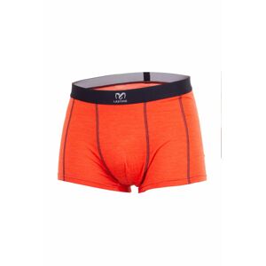 Lasting pánske merino boxerky NOKO oranžové Veľkosť: L pánske boxerky